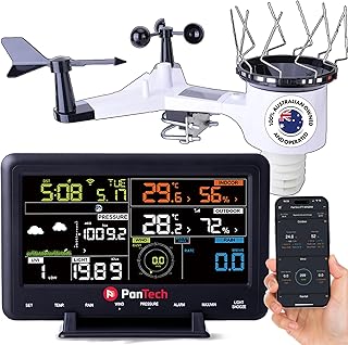 Weather Station Wireless Australia from Austrlian Local Business-PanTech Brand-Bonus Bird Spike Kit-Smart Wi-Fi with Color...