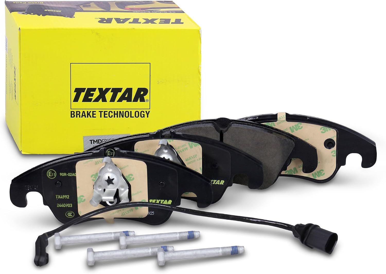 TEXTAR Original Brake Pad Set, Disc Brake Front Axle, 2440903