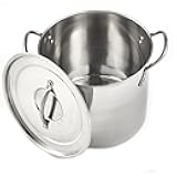 IMUSA USA Stainless Steel Stock Pot 20-Quart, Silver