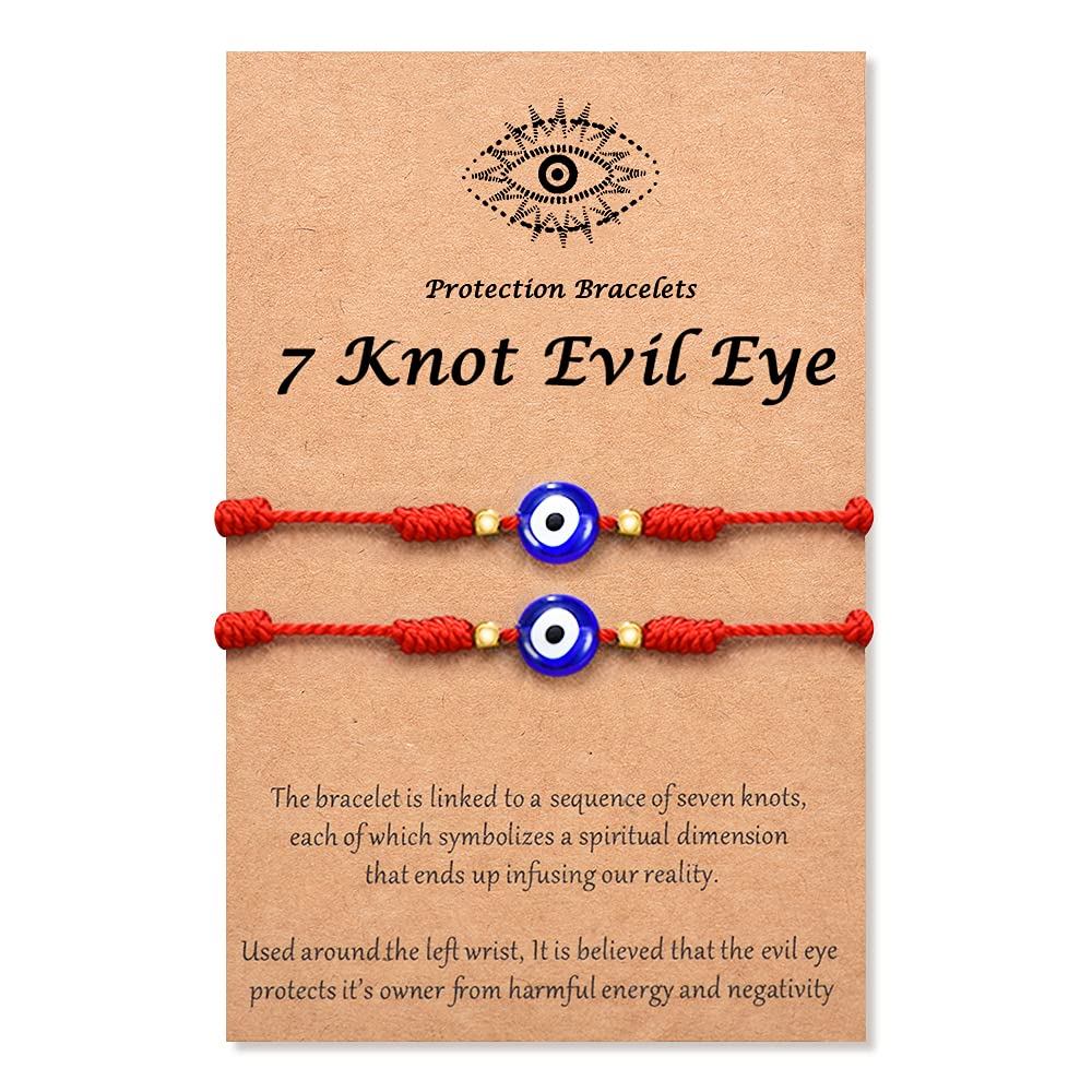 Tarsus Beads Evil Eye Bracelets for Women (Red) (B0995GV855) Amazon Price History, Amazon Price Tracker