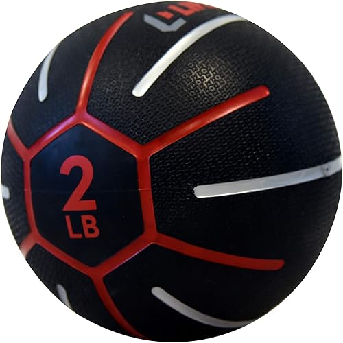 Lifeline Fitness Balón medicinal - Entrenamiento de fuerza y estabilidad corporal total, antideslizante, rebote ligero, superficie texturizada,