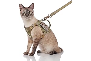 Chaleco antibalas para gatos: Tactical Cat Harness and Leash