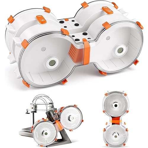 AMS Lite Enclosure for Bambu Lab AMS Lite Multi-Color 3D Printing System Fully Sealed Filament Storage with Drying Box Allow Vertical Placement (4 Hygrometers Included)