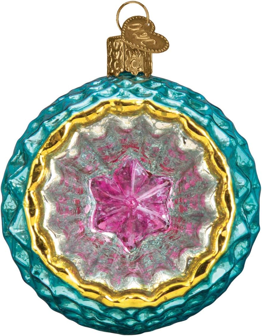 Old World Christmas Faceted Sky Reflection Glass Blown Ornaments for Christmas Tree