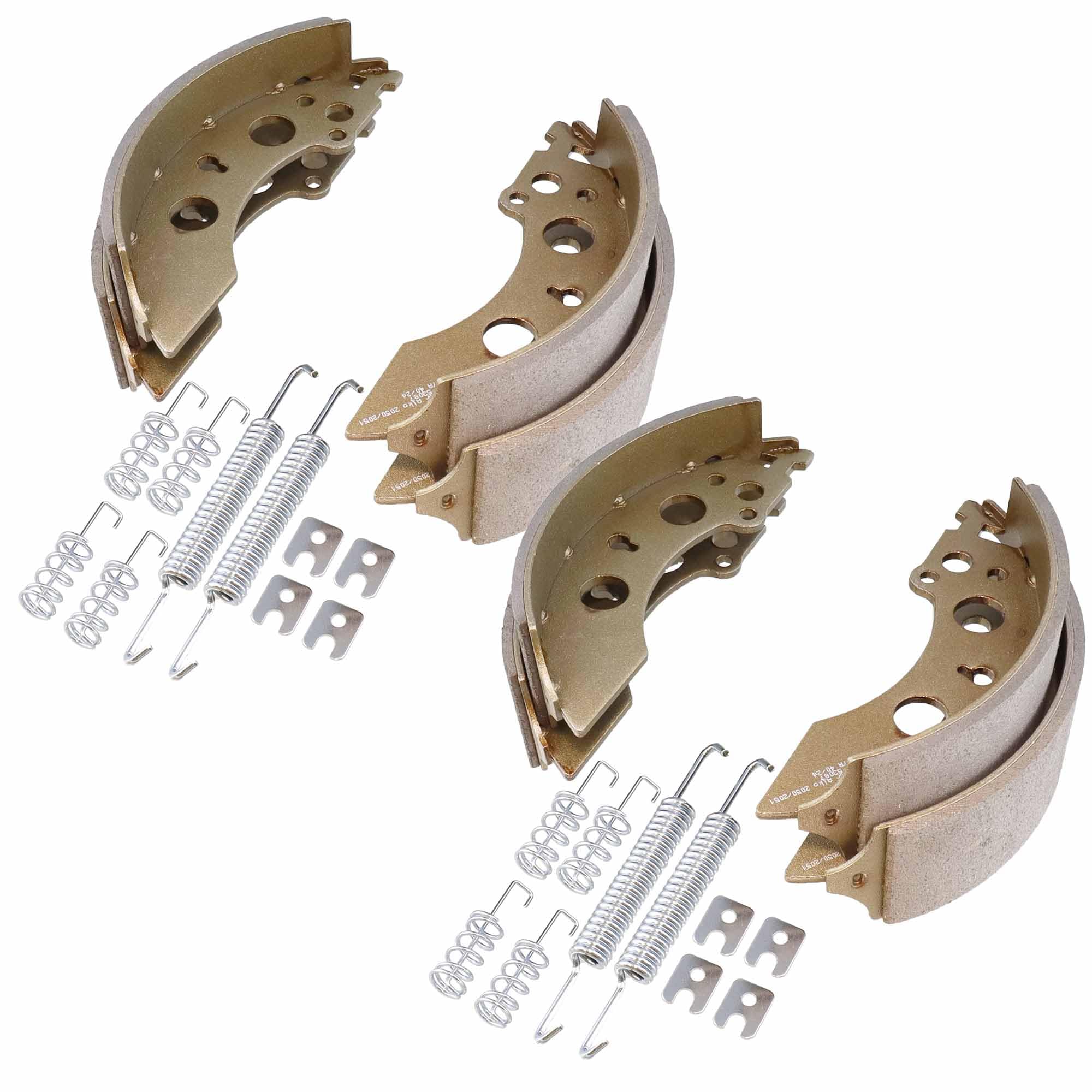 The Drive | Bremsbacken Satz für Anhänger | Ø 200x50mm passend für AL-KO 2050 u. 2051 | Ersetzt ALKO 1213889 | Set für 2 Achsen