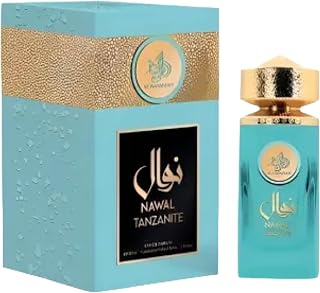 Nawal Tanzanite Eau de Parfum for Women, By alwataniah, 3.4 Fl Oz, Long-lasting Glass Bottle