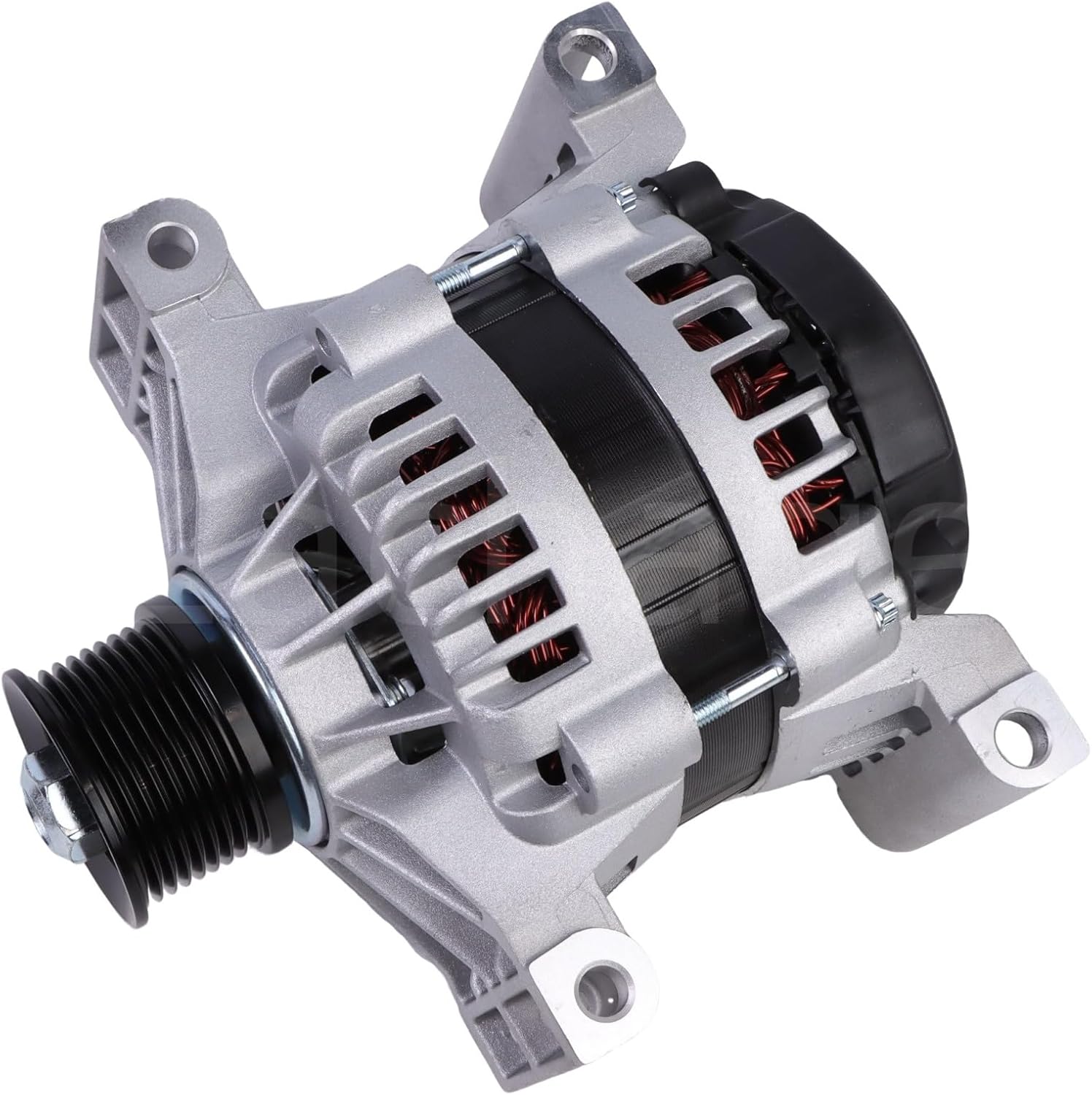 1 Piece 8600889 400-12286 Alternator Replacement for Delco 24SI 160 Amp Quad Pad Mount 12V Compatible with Truck Alternator
