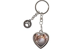 Pearhead Photo Keychain Pet Locket: Cherish Your Furry Friend's Memory