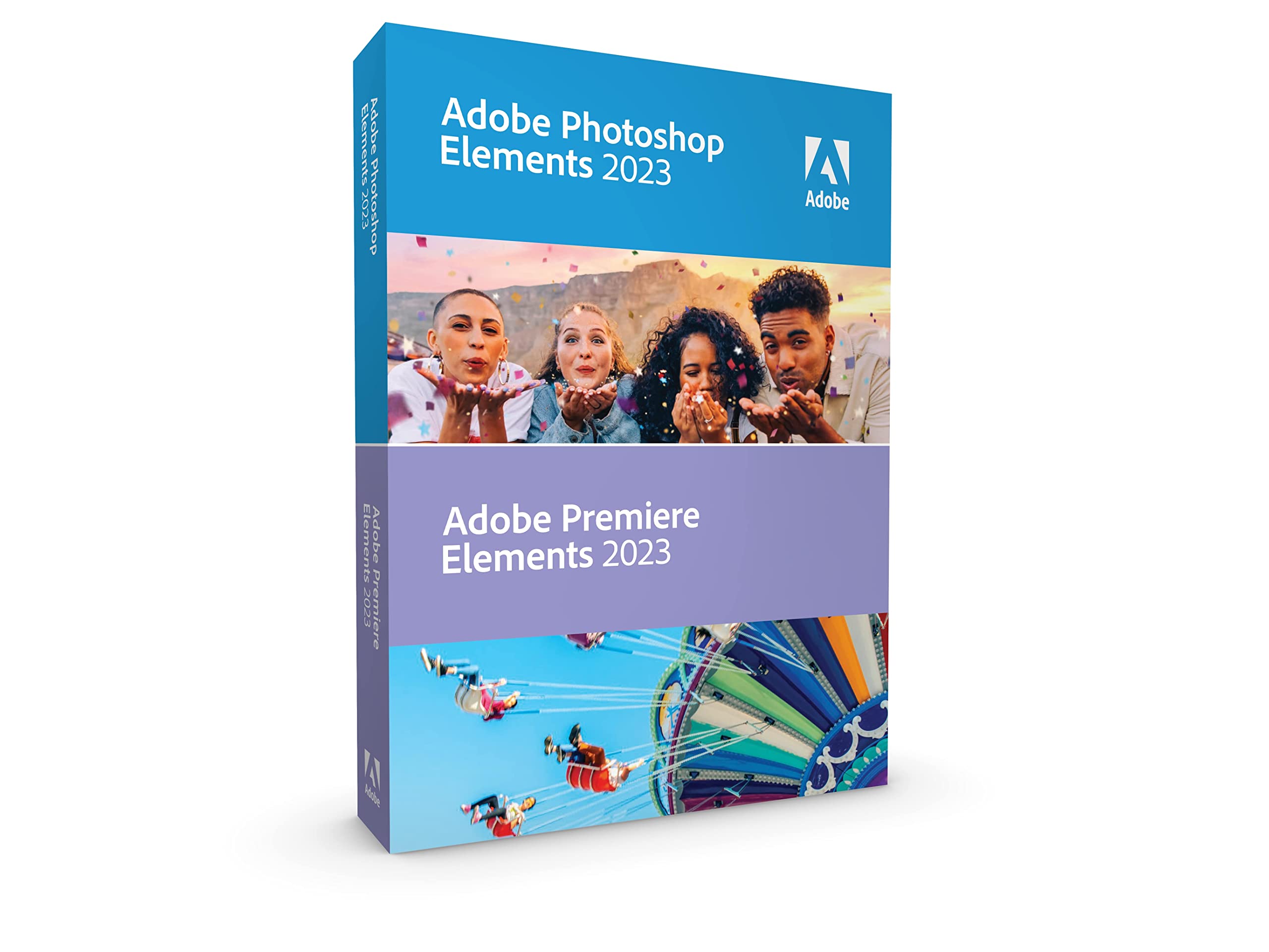 Adobe Photoshop Elements 2023 &amp; Premiere Elements 2023 | PC/Mac Box