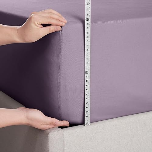 Miniatura 4 de Nestl Bedding - Sábanas bajeras con bolsillo profundo de 53 cm