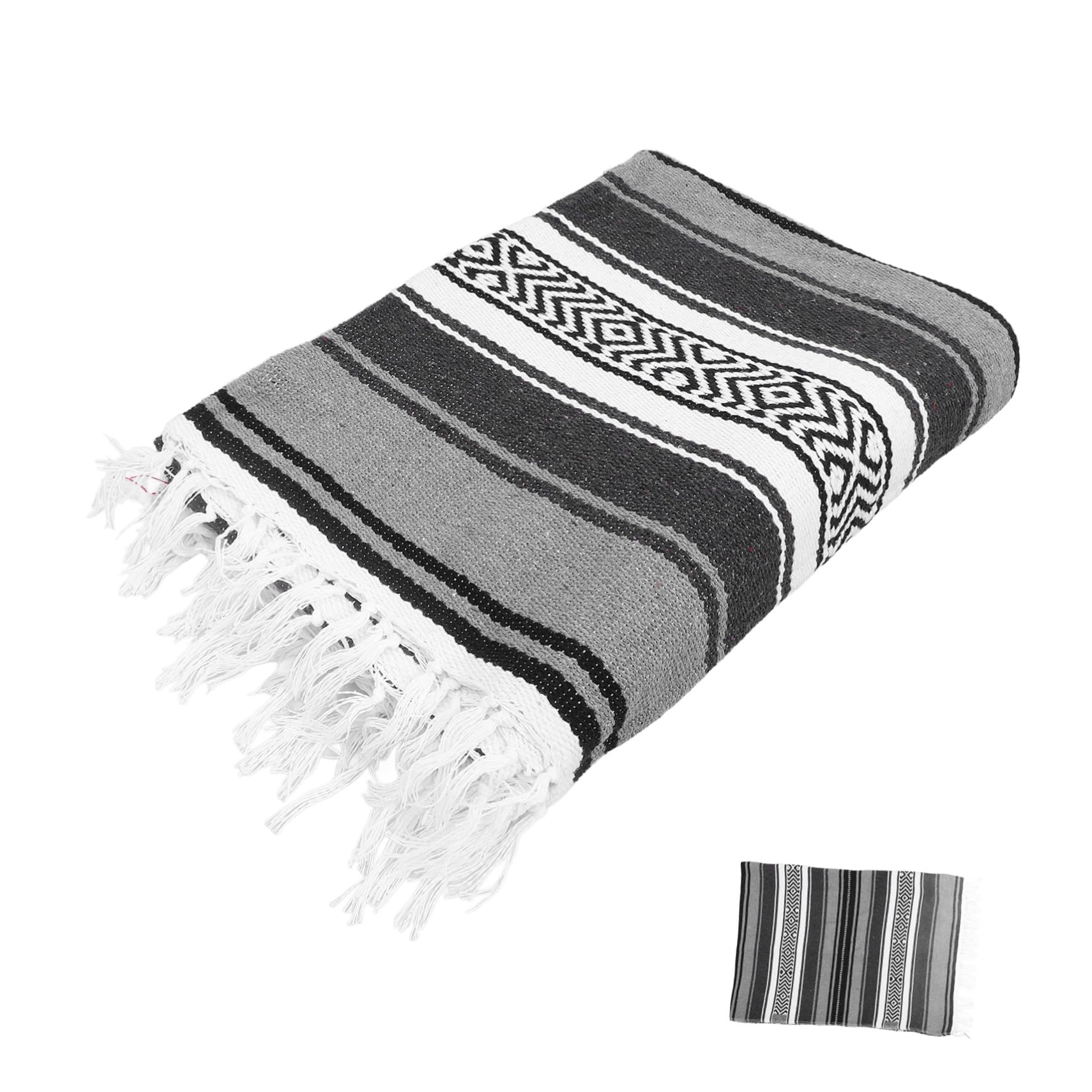 Tapis de yoga mexicain et couverture douce pour votre voiture ou chambre cocon