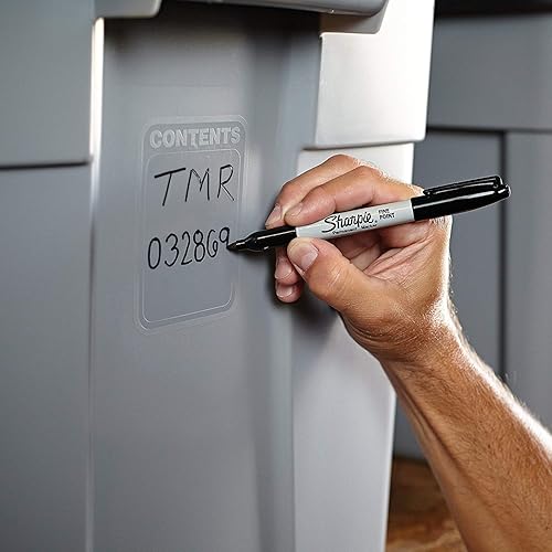 Vista 4 de Sharpie Marcadores permanentes, punta fina, negro, 30051 (72 marcadores)