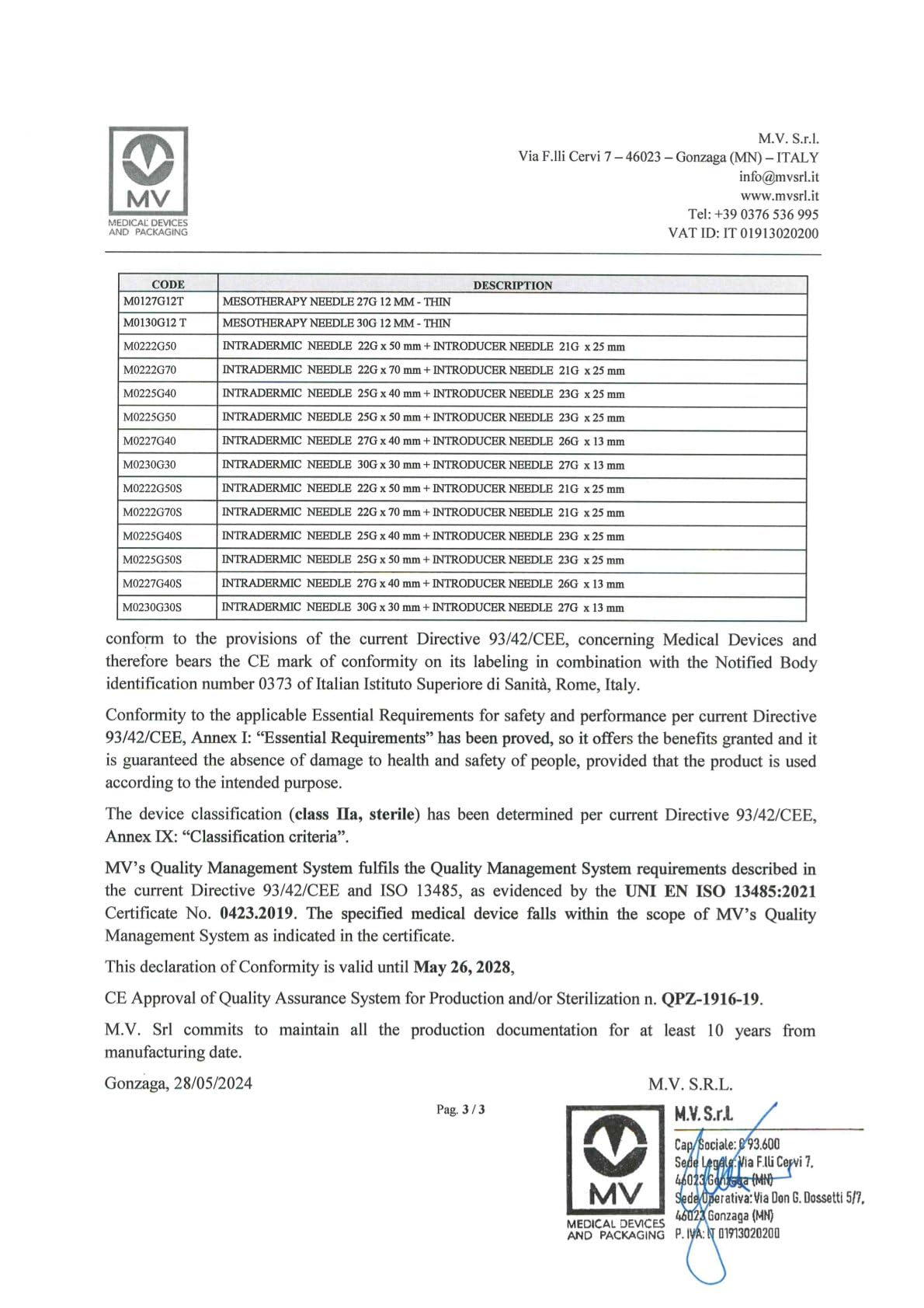 GiMa 23703 Anschluss multi-iniezione, rund, 5 Kanal, Stück 50
