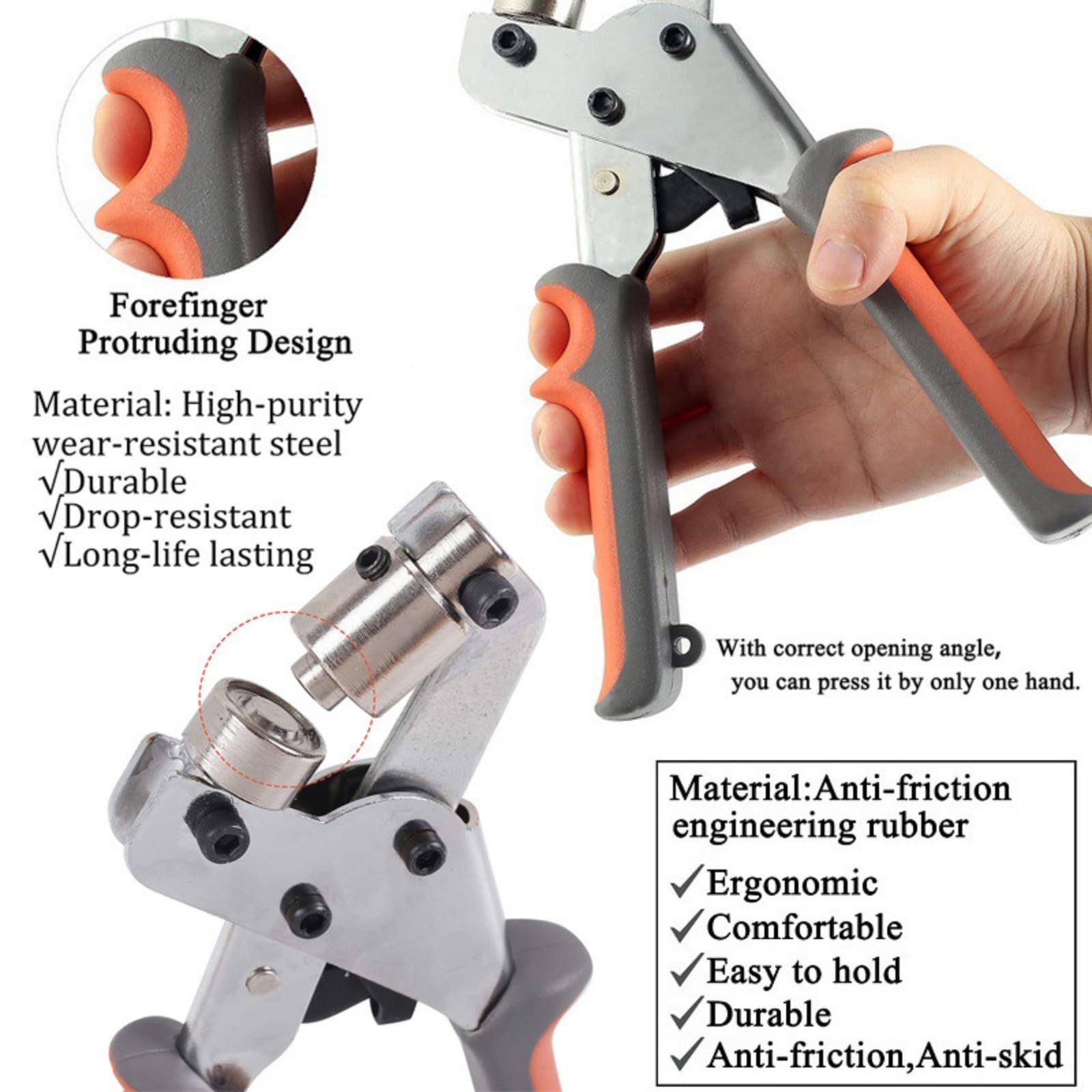 Amazon.co.jp: ハトメパンチ 10mm 穴あけ工具 ハトメ 穴あけ