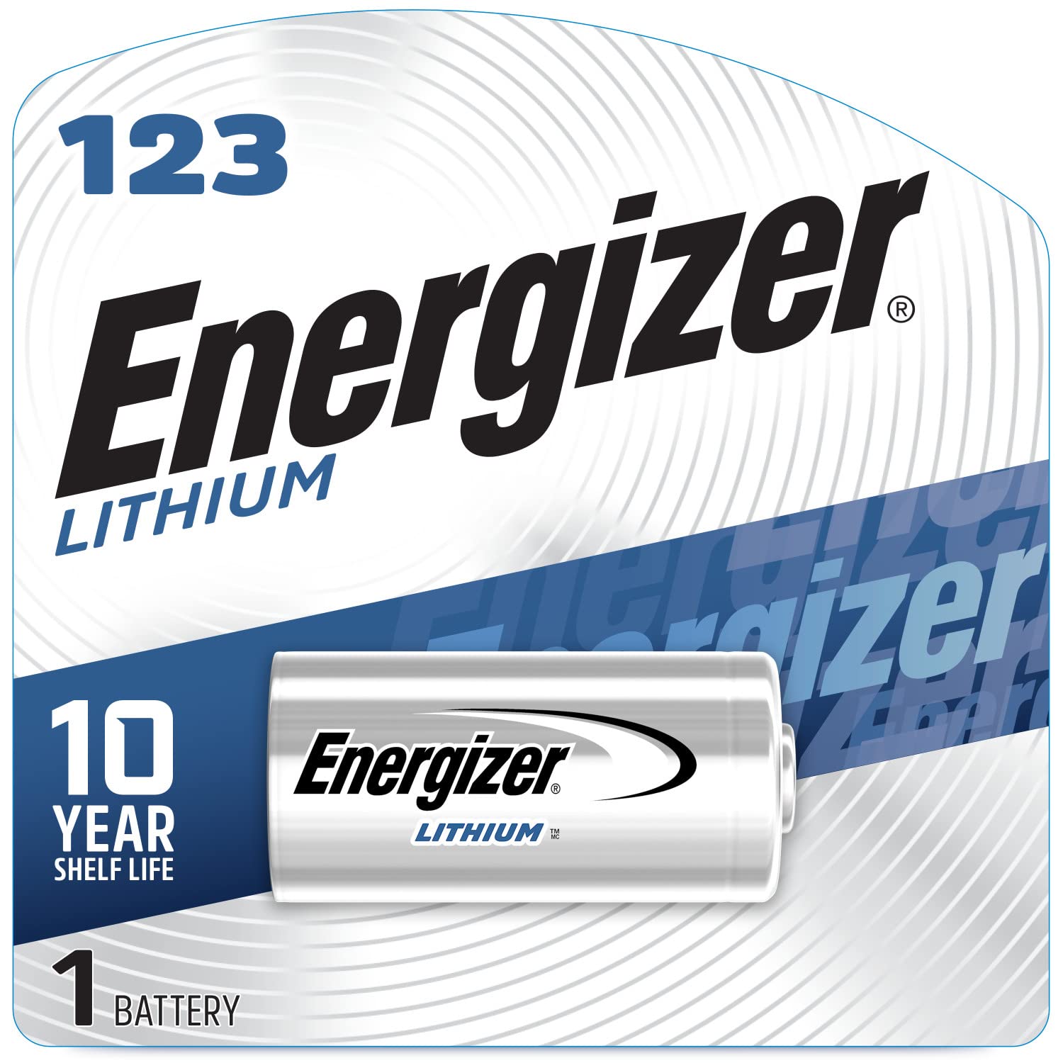 Energizer 3V Lithium Battery, EL123A