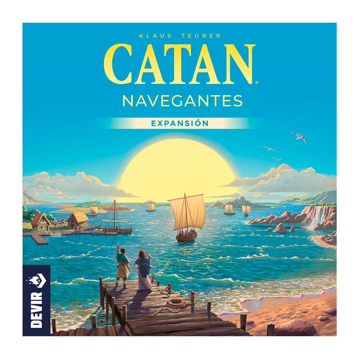 Devir - Catan: expansión Navegantes, Juego de Mesa Familiar, con Amigos, 10 años (BGNAVEGANTES)
