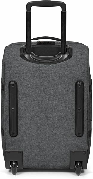 Gros plan sur le tissu en mélange nylon/polyester de l'Eastpak TRANVERZ S, soulignant sa flexibilité et sa texture.