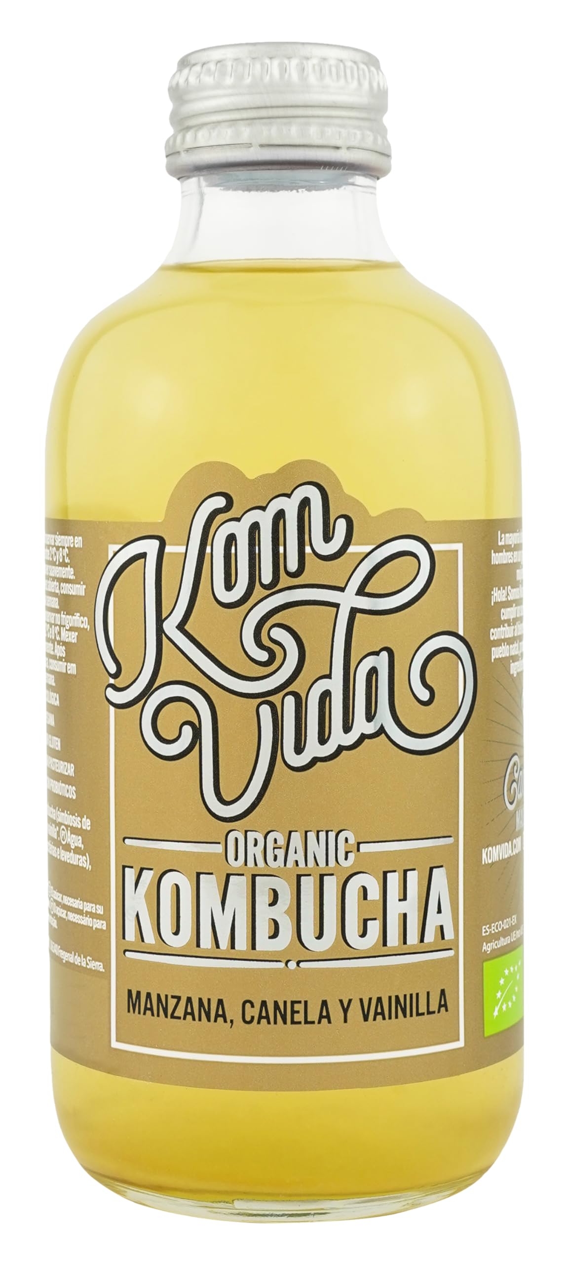 Kombucha Komvida Manzana y Canela 250ml