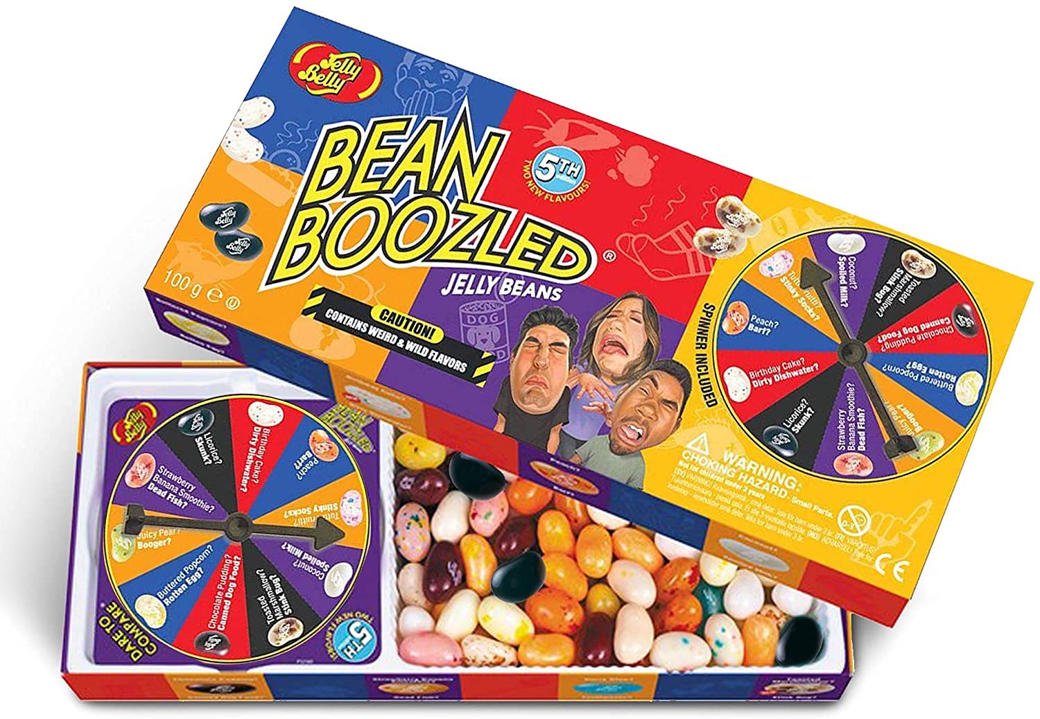 Jelly Belly Bean Boozled 5. edycja zestaw spinnera 100 g