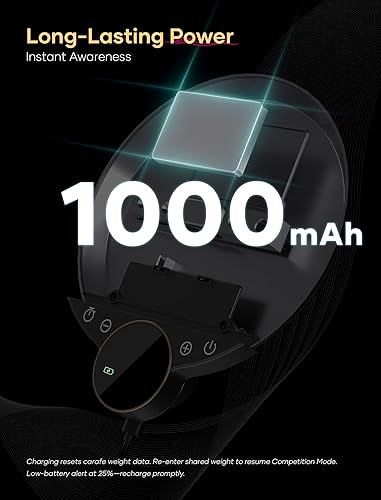 Miniatura 7 de Cocinare Balanza digital de café, control de precisión con tres modos asistencia de preparación, pesaje, competencia, báscula digital de cocina para