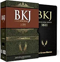 Bíblia King James 1611 de Estudo Holman - Preta 6ª EDIÇÃO