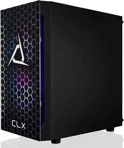 Miniatura 6 de CLX Set Gaming Desktop - Procesador AMD Ryzen 5 5600 de 3.5 GHz de 6 núcleos, memoria DDR4 de 16 GB, gráficos Radeon RX 6600 8GB GDDR6, SSD de 500