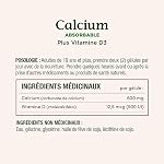 NATURE'S BOUNTY Calcium Plus Vitamin D3, Absorbable, 1200 mg, Helps Bones & Teeth, Softgels, 268 g