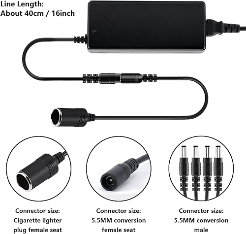 Miniatura 6 de Adaptador de corriente de 12V 10A 120W, DC 12V 10A Adaptador de fuente de alimentación Convertidor de CA a CC para dispositivo alimentado por