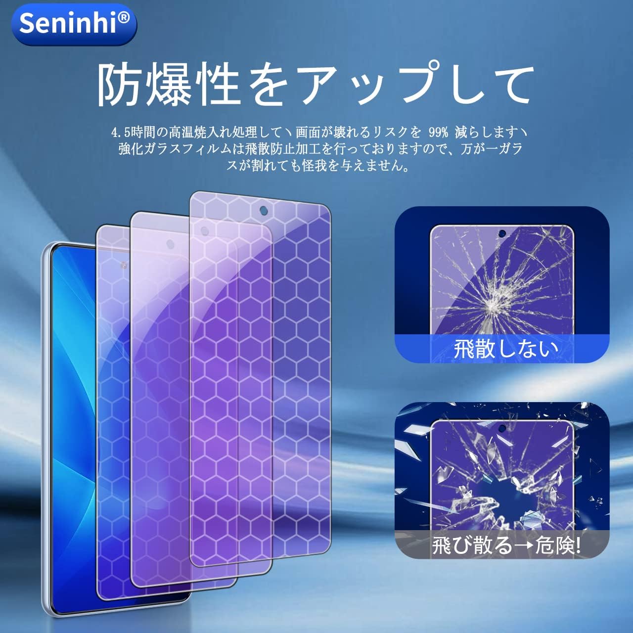 Amazon.co.jp: 【 Seninhi 】対応 Galaxy A53 ブルーライトフィルム