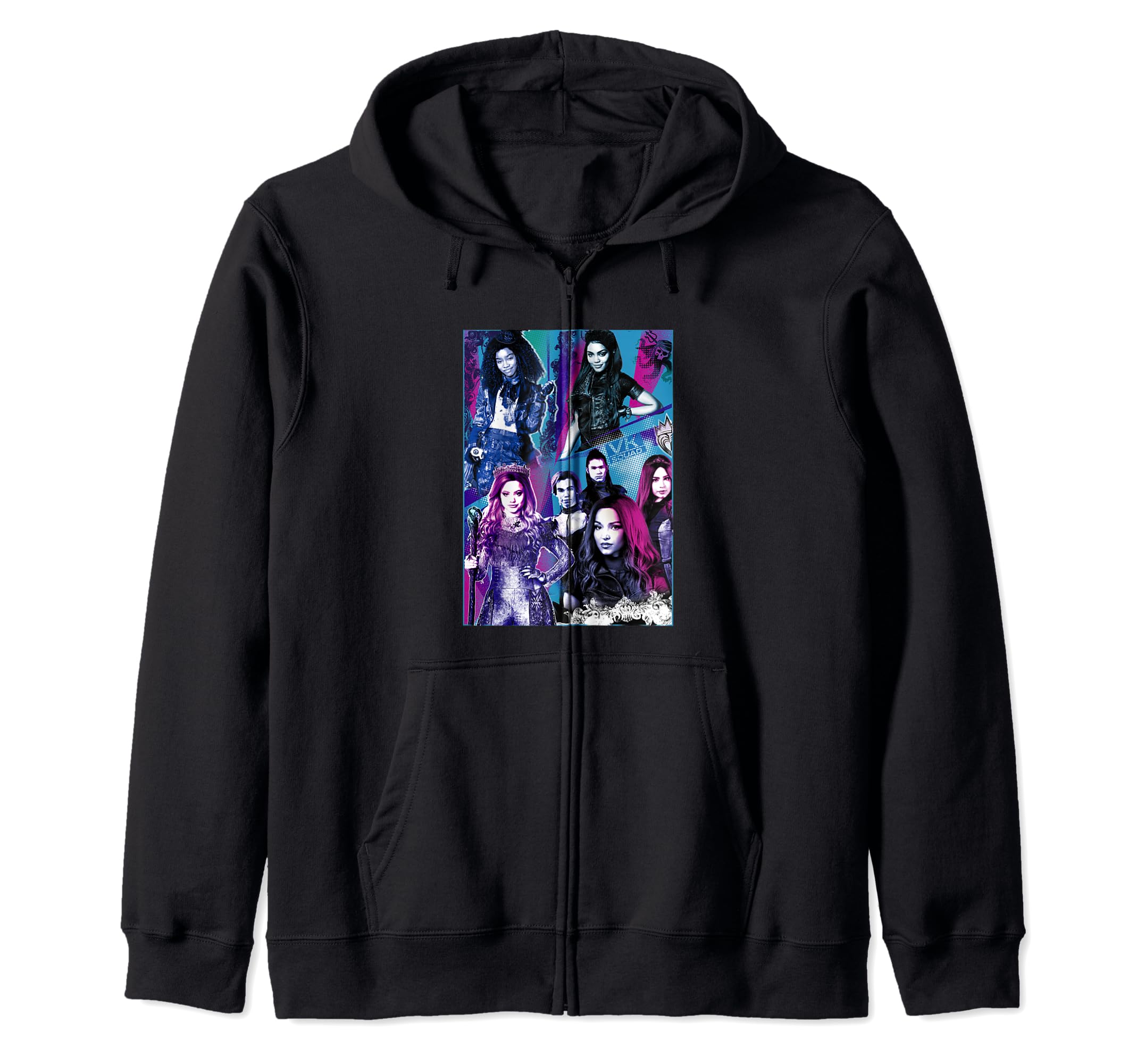 Amazon.com: Descendants 3 VK Squad Zip Hoodie : Clothing, Shoes \u0026 Jewelry
