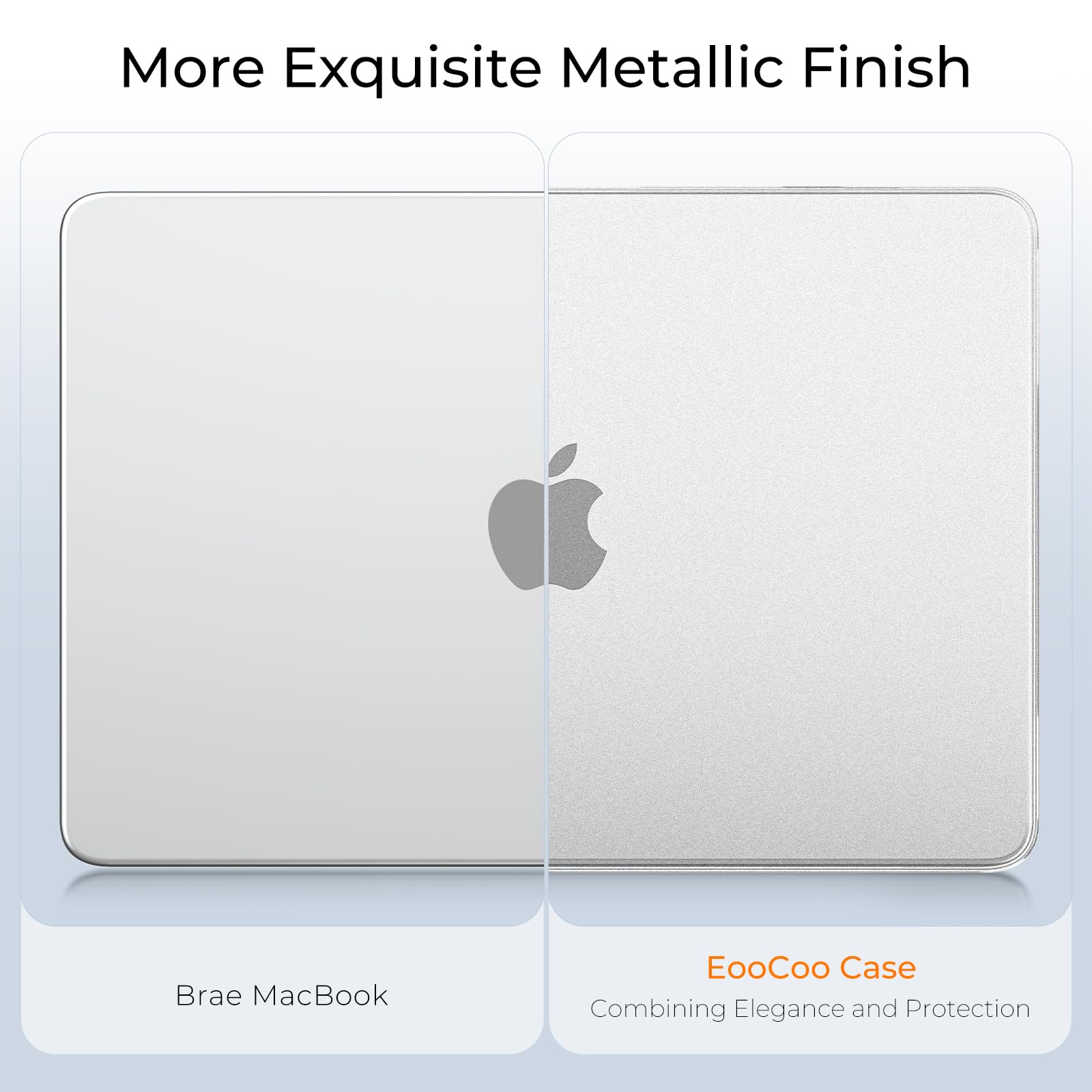 EooCoo for MacBook Neo Case 13 inch 2026 Model A3404, 100% Match Official Color, Anti-Fingerprint & Scratch Sturdy Protective Hard Shell Cover Laptop Accessories, Matte Clear - 4