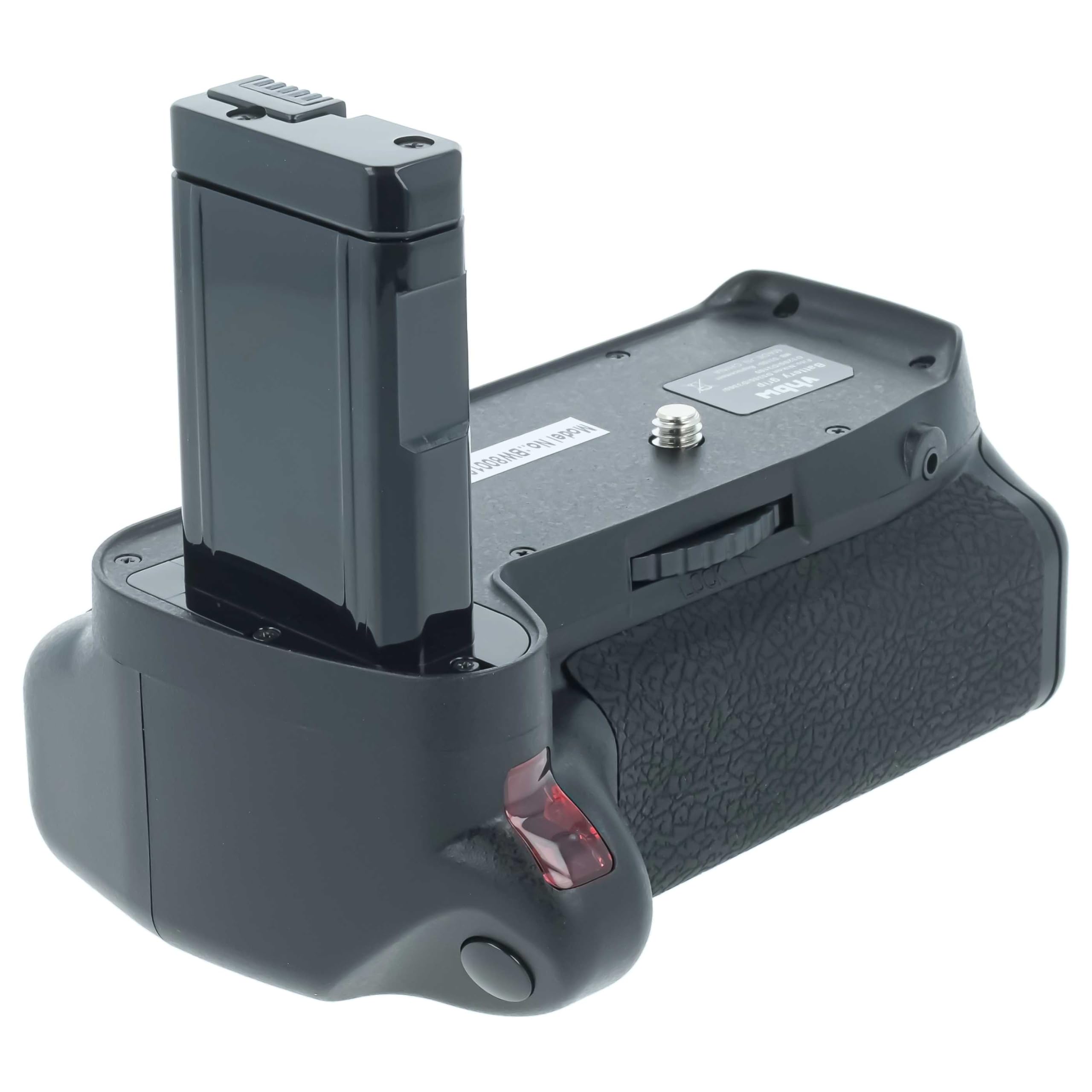 vhbw Grip Batterie | poignée d'alimentation compatible avec Nikon D3300, D3100, D3200 appareil photo + molette de sélection