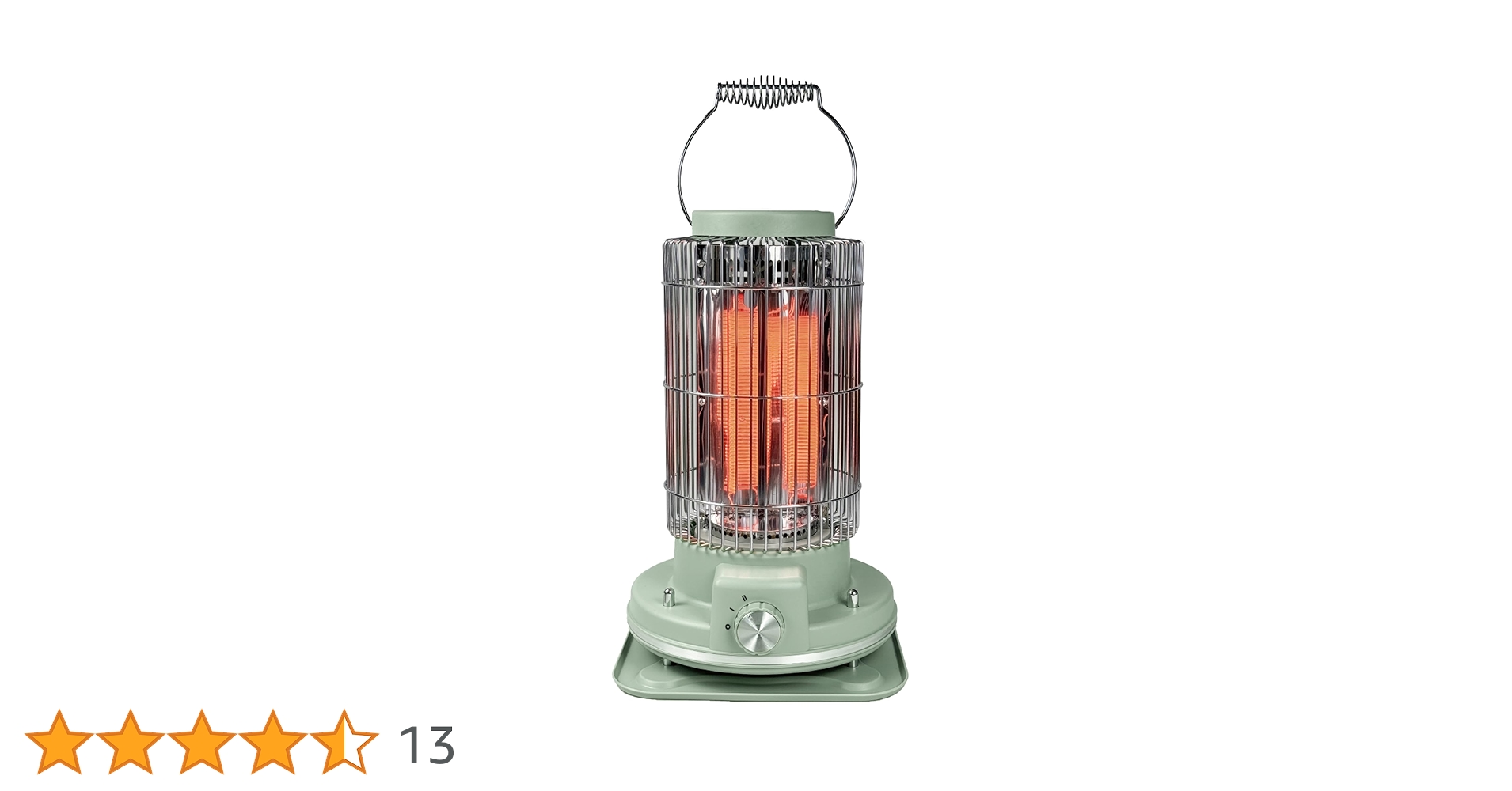 Amazon | 東京Deco 電気ストーブ レトロ ヒーター 700W 小型 足元