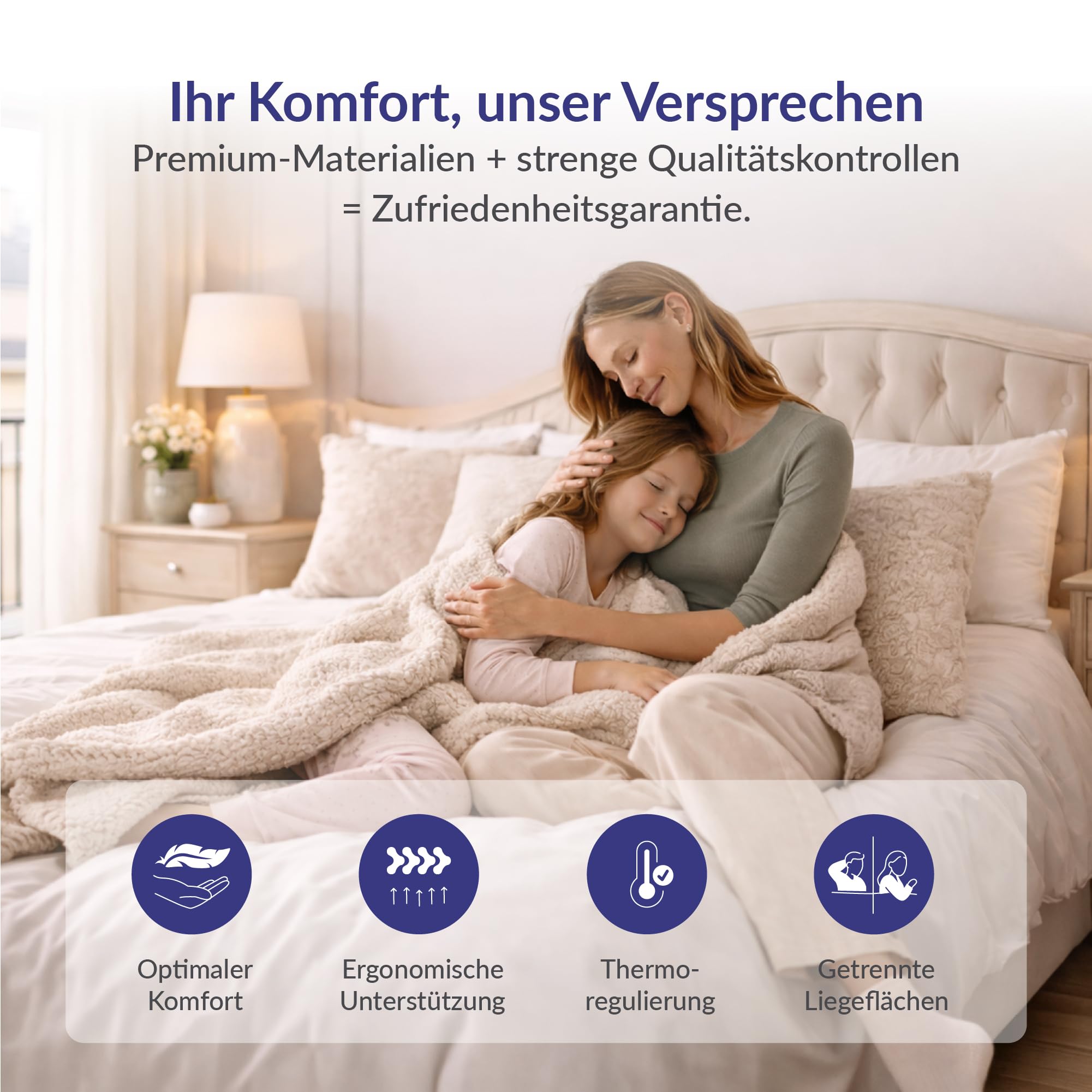 Naturalex - PerfectSleep - Matratze 160x200 cm - Höhe 30 cm | Kaltschaummatratze - 160x200 - H4 - Ergonomie + Hypoallergen + Wendbar - Latex Blue 7 Zonen - Öko-Tex Zertifiziert