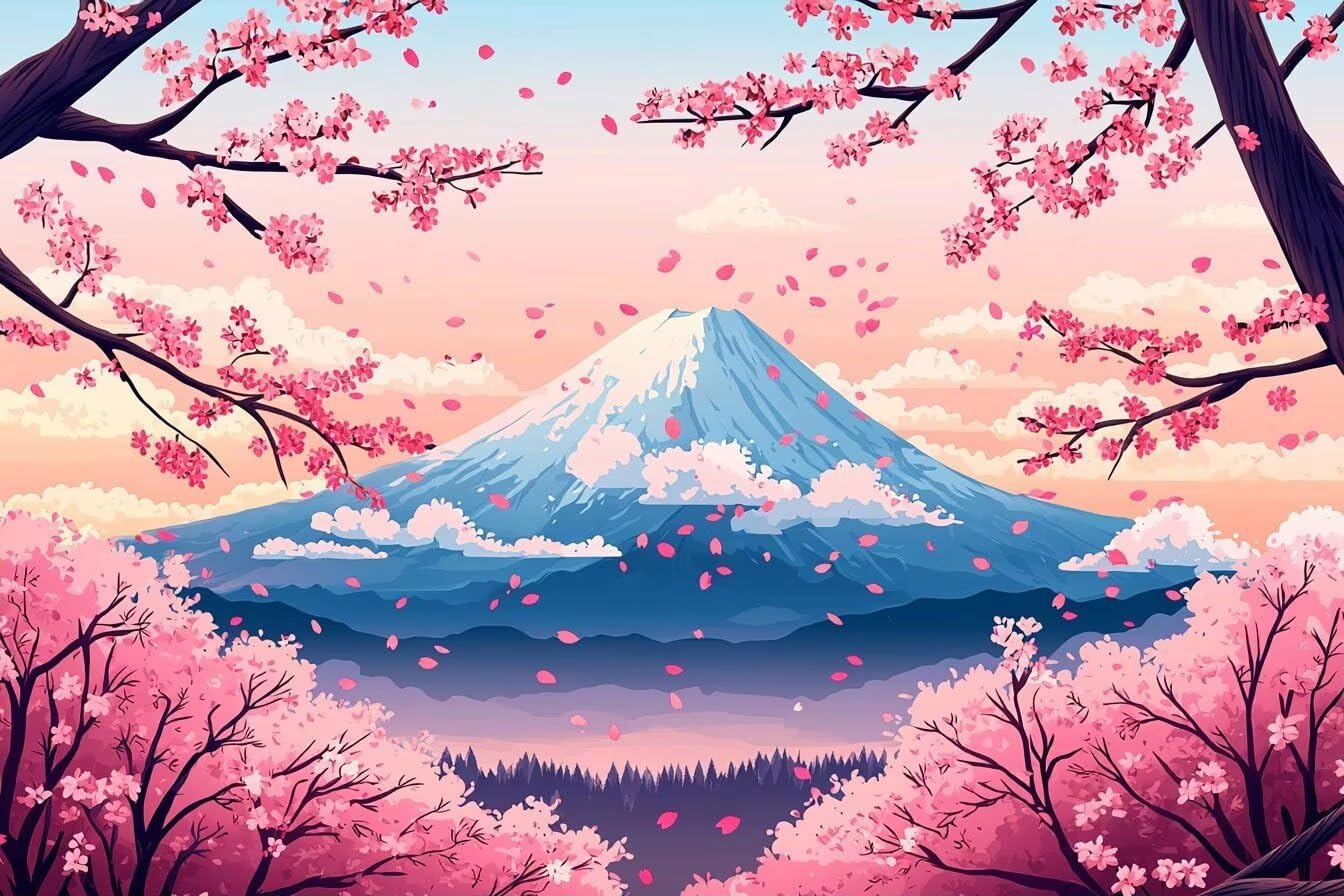 Zhngxogg Diamond Painting kit 5D Nature 60x80cm-36956
