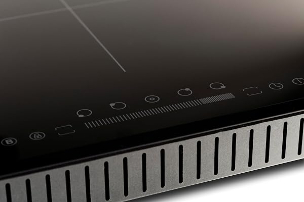 PremierTech PT905IFB Piano Cottura Induzione 5 Zone Vetro Nero 90cm da Incasso Touch Timer Blocco Sicurezza Funzione Boost Flexi Bridge Compatibile Pentole Adatte ad Induzione Regolazione 9 Livelli - 4