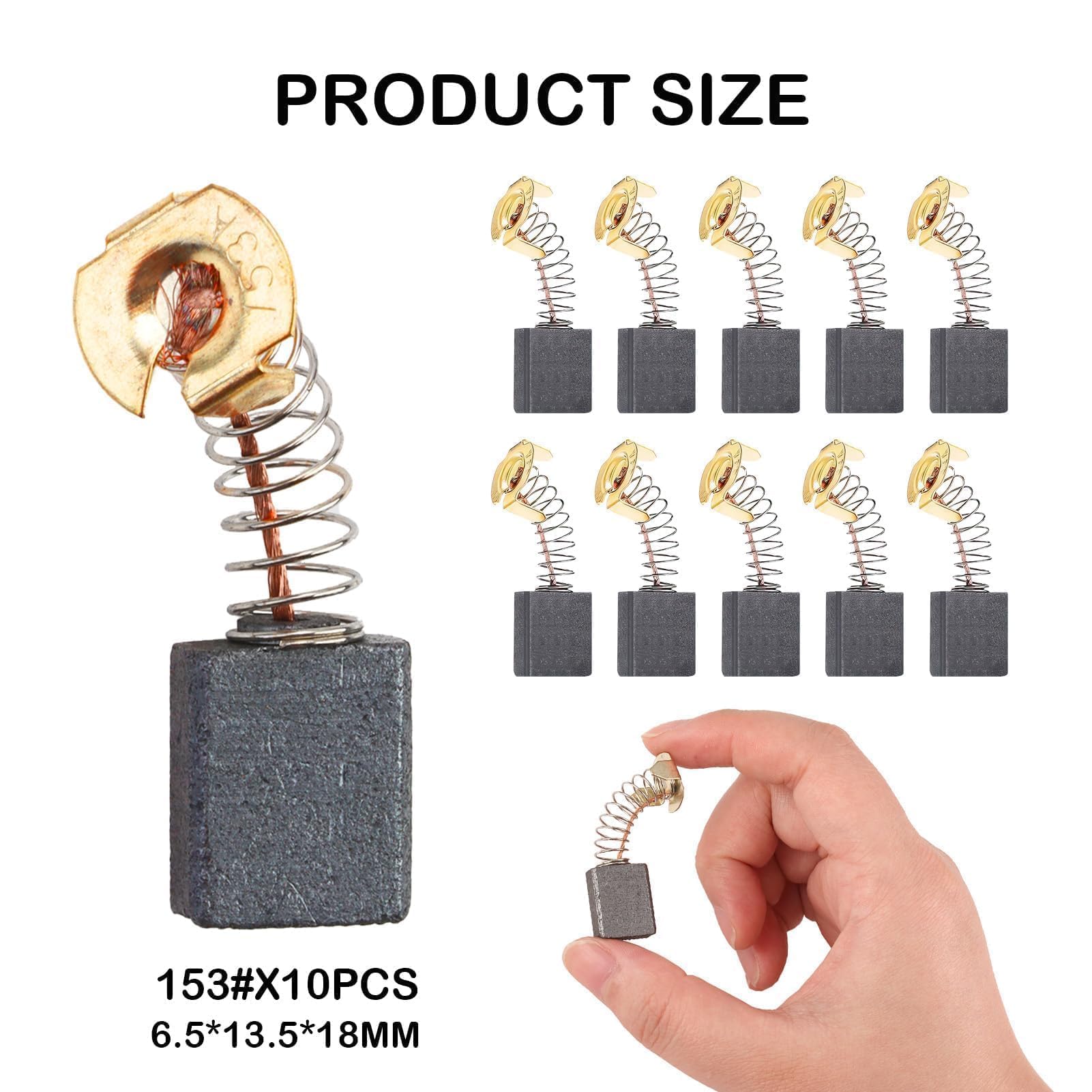 Spazzole Motore In Carbonio 5 Mm X 6 Mm X 11,5 Mm - Foto 11