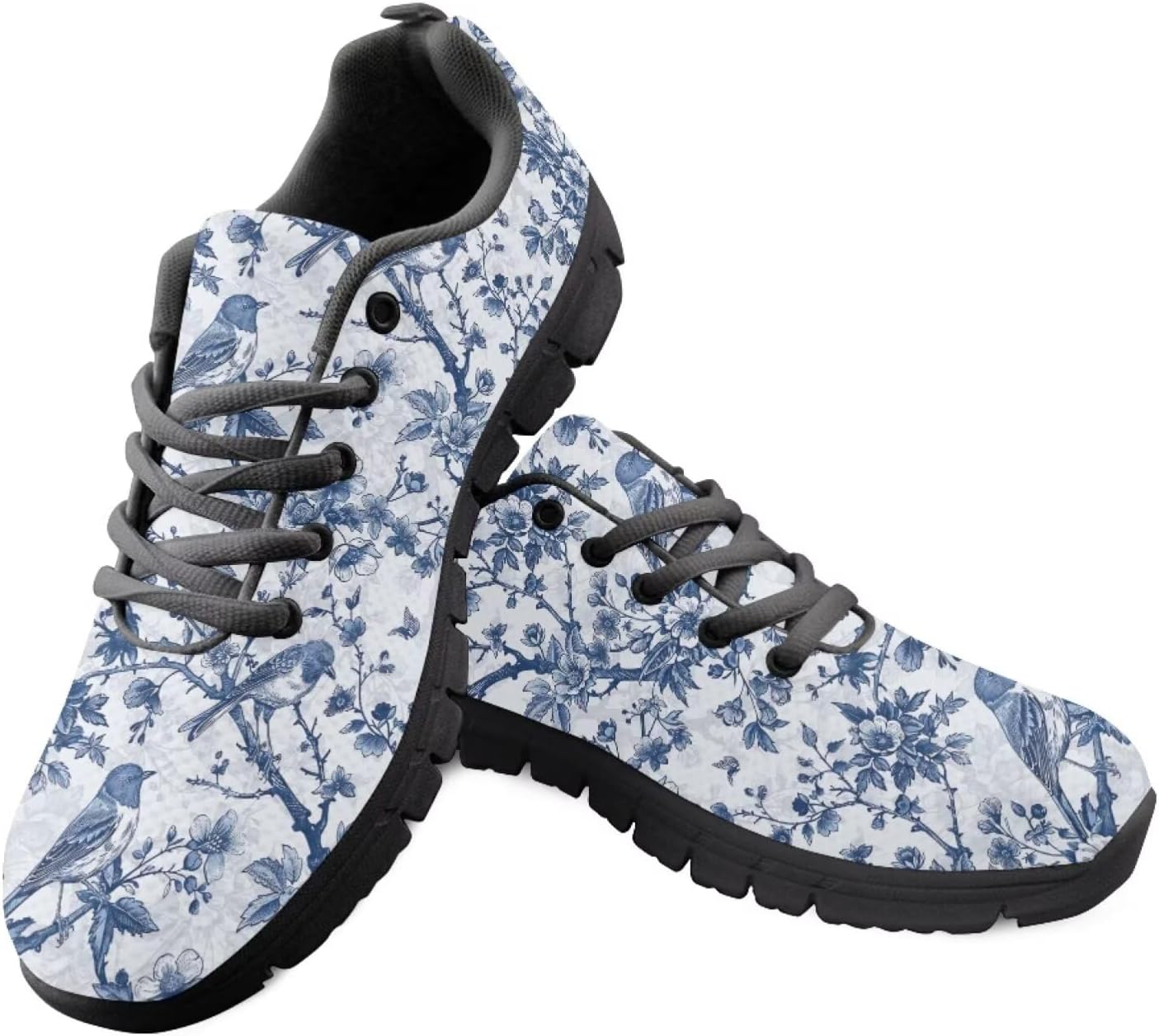 Funnydude Cute Print Tennis Shoes Womens Casual Walking Shoes Comfortable Lace-Up Sneakers for Work