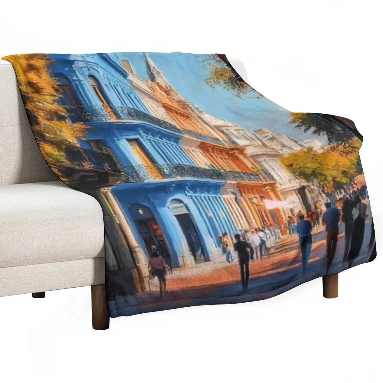 YHGSREUOH Buenos Aires (4) Flannel Blankets Fleece Soft Throw Lightweight Plush Gifts for Couch, Bed, Cozy Sofa Plush, Chair, Lovers 175x200cm(70x80in)