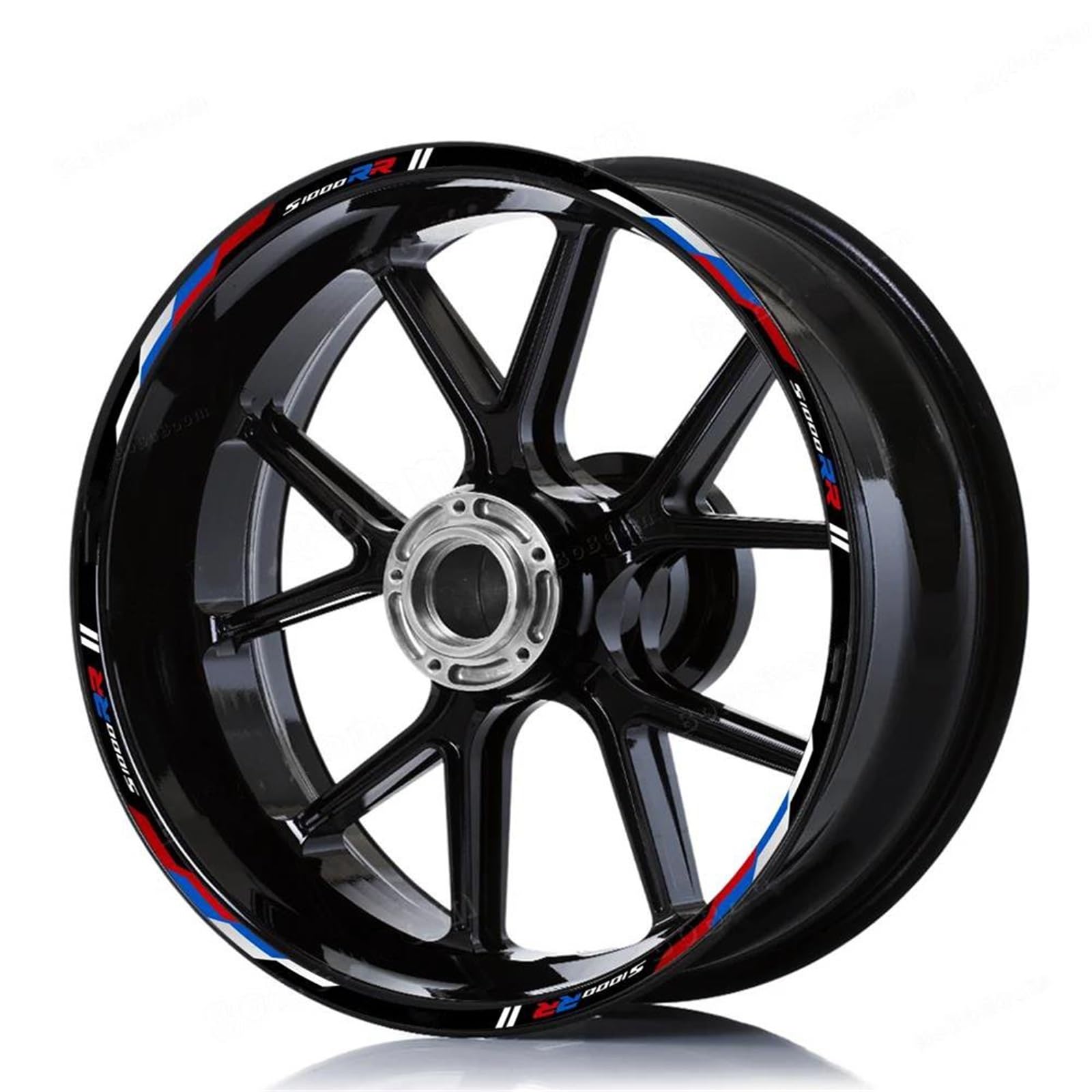 Autocollants de Jantes Réfléchissants Haute Visibilité pour Moto BMW S1000 RR