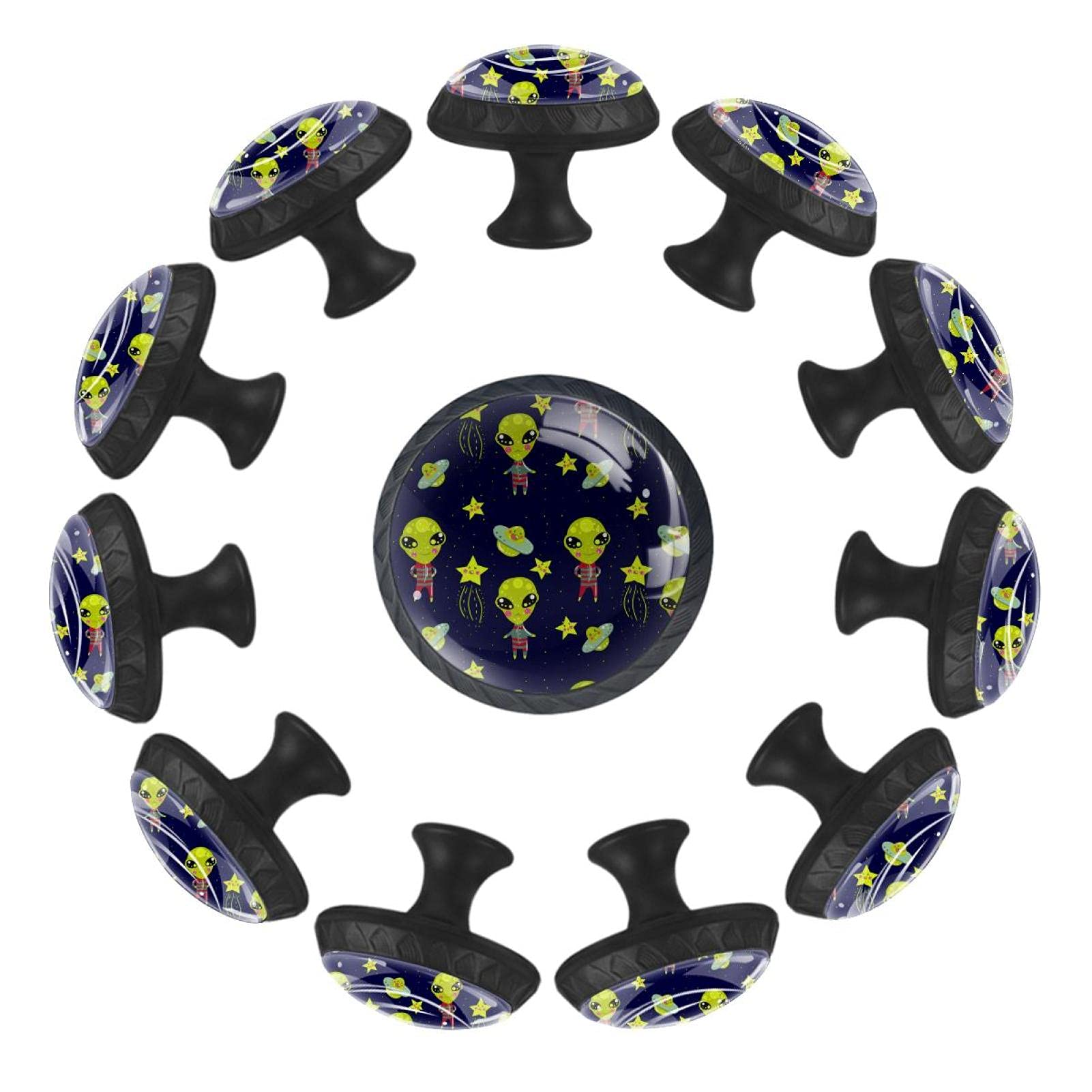 Boutons de tiroir alien et effraie spatiale 35mm pour commode enfant