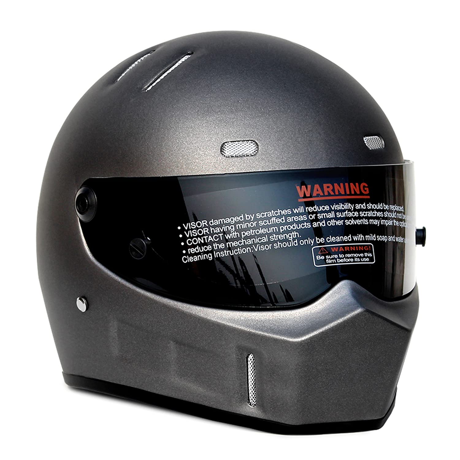 Amazon.co.jp: CRG ATV-1 マットシルバーグレー ヘルメット