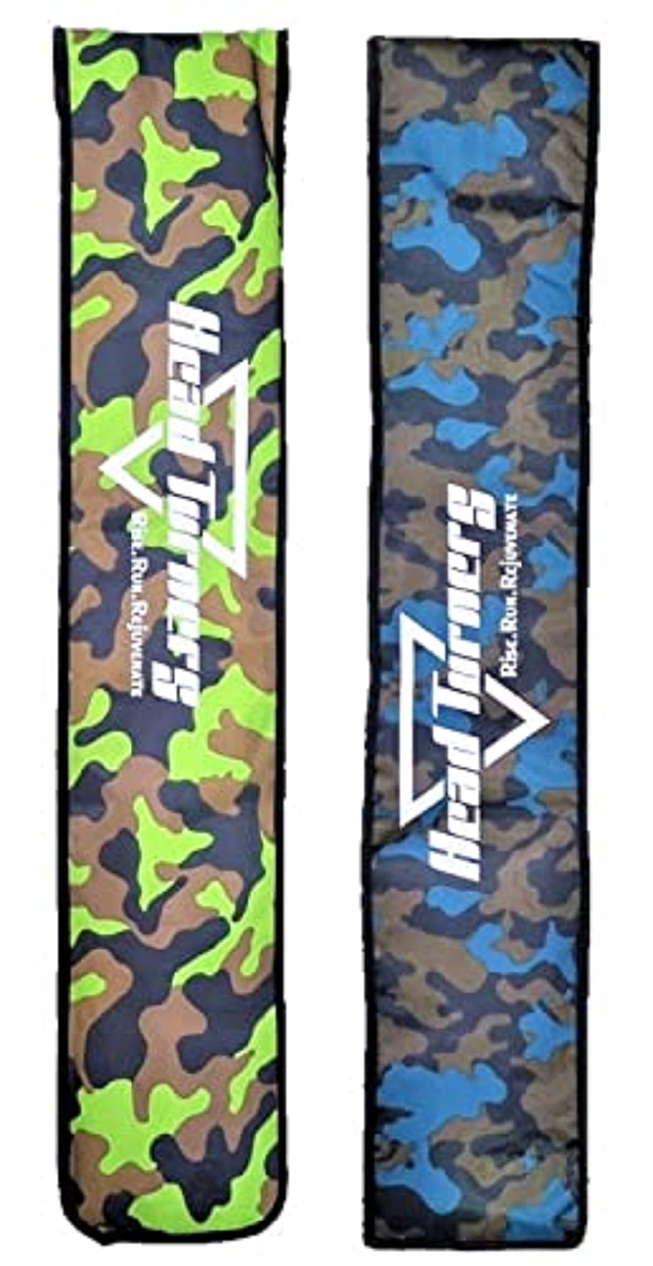 HeadTurners Cricket Foam Padded Bat Cover Camo Print Full Size- (Turquoise Blue and Green, Pack of 2) (B09KTX47T3) Amazon Price History, Amazon Price Tracker