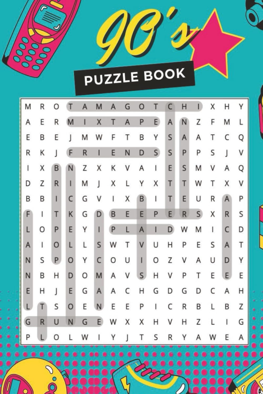 90's Crossword Puzzle Book: A Nostalgic 90s Puzzle Book with Word Searches, Crosswords, and Sudoku for Adults and Teens. 6x9 Book, 120 pages, 60 ... holidays, birthdays, travel and free time