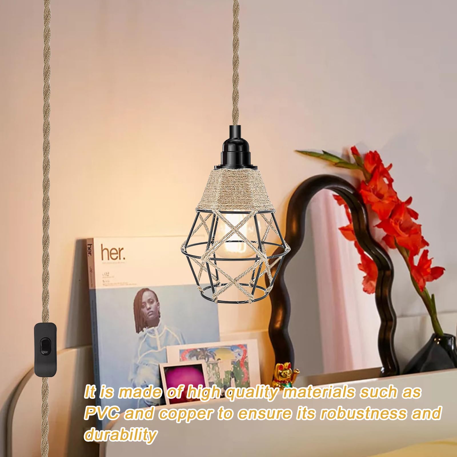 Lot De 20 Douilles E27 + Testeur De Tension - Pour Lampe, Plantes, Aquarium - Fils 10 Cm - Noir