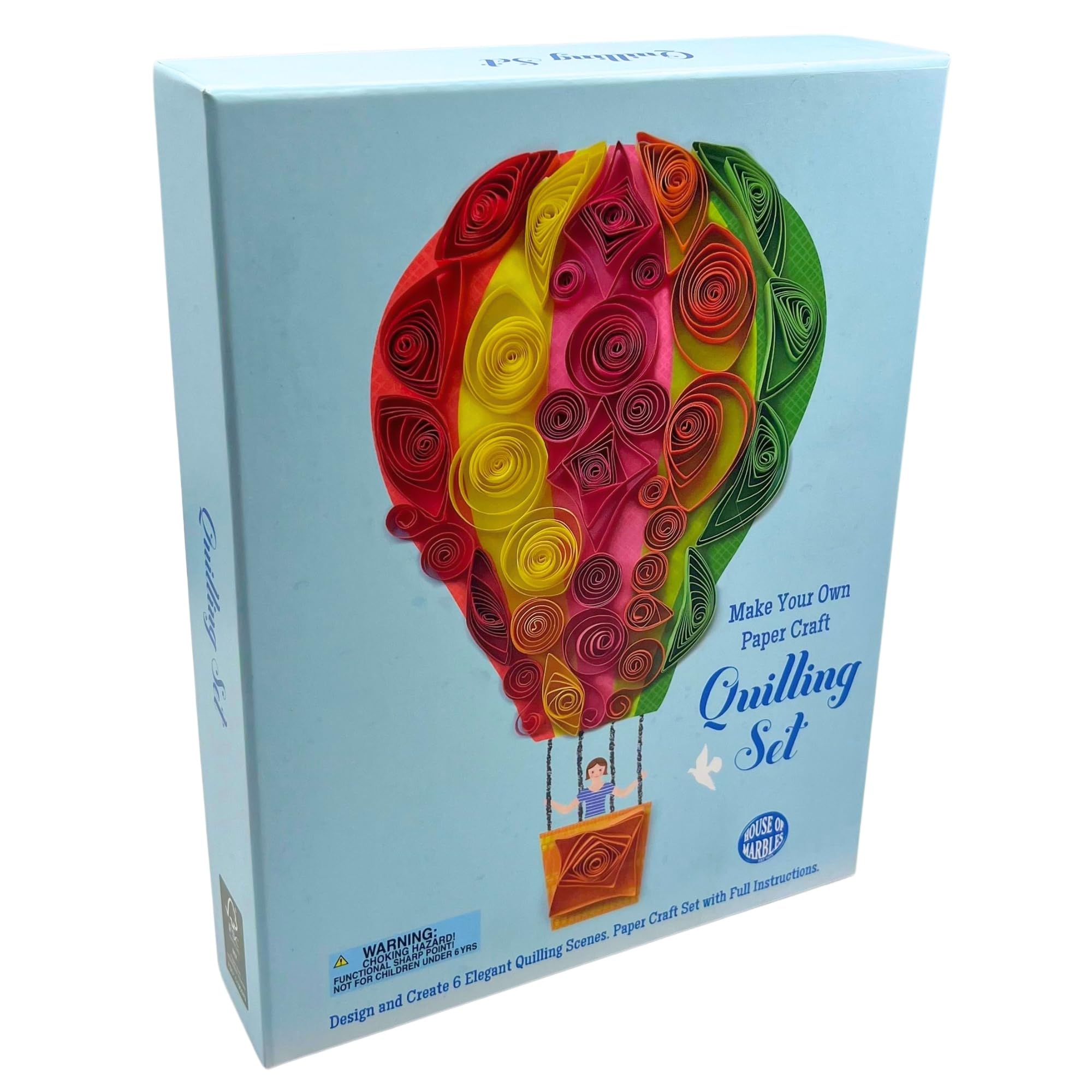 House Of Marbles Multicolor Mixed Designs Quilling Art Set