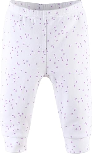 Miniatura 4 de The Peanutshell Baby Girl Pants Set 5 Pack in Newborn to 24 Month Sizes Floral, Pink, White, Stars