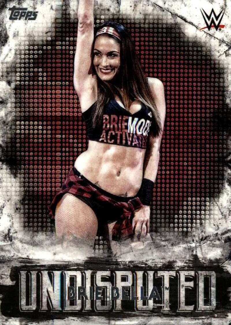 2018 Topps WWE Undisputed #8 Brie Bella Wrestling Trading Card