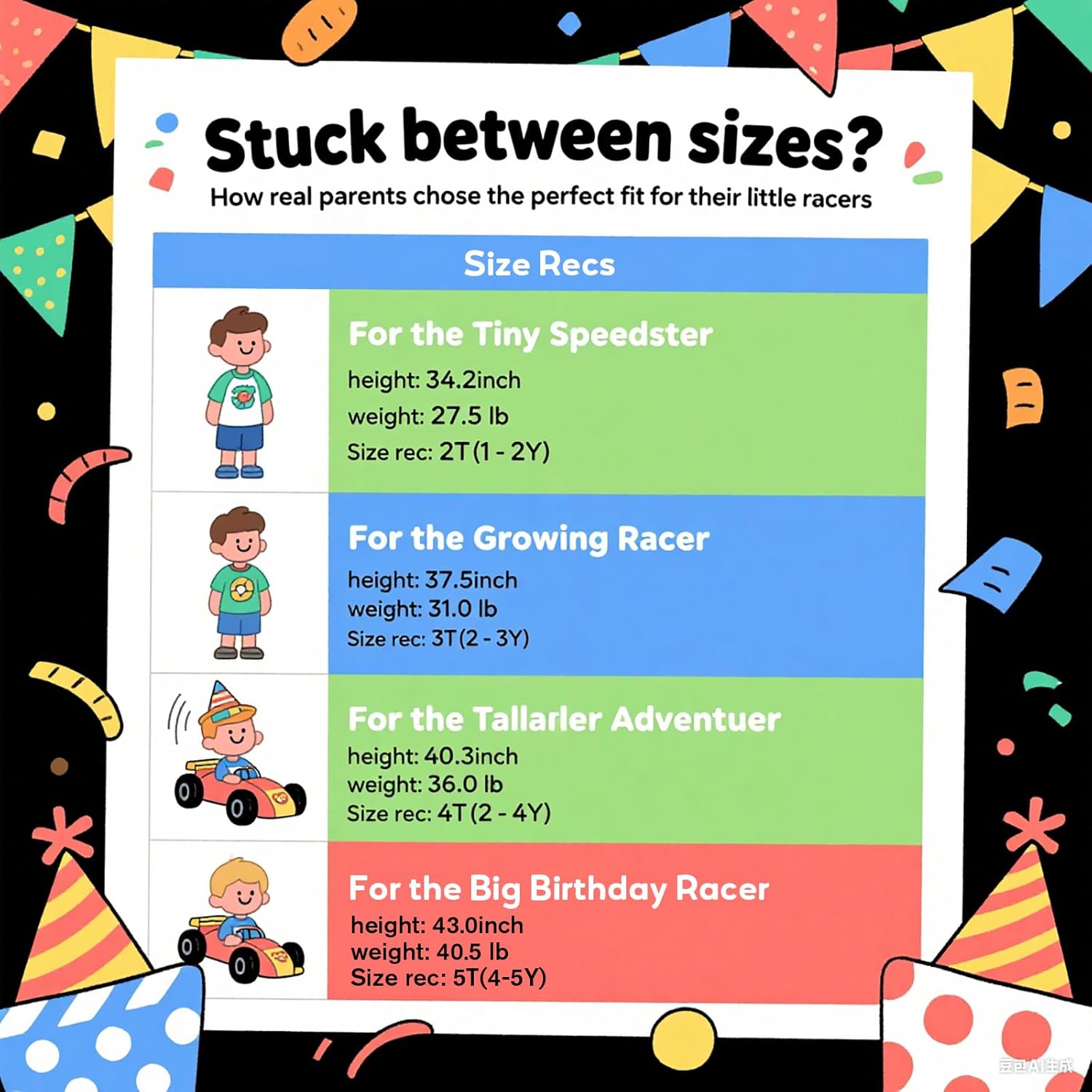 UNICOMIDEA Birthday Shirts Boy Cotton Front Cartoon Back Number Printed T-Shirt for 2-5 Years - Image 7