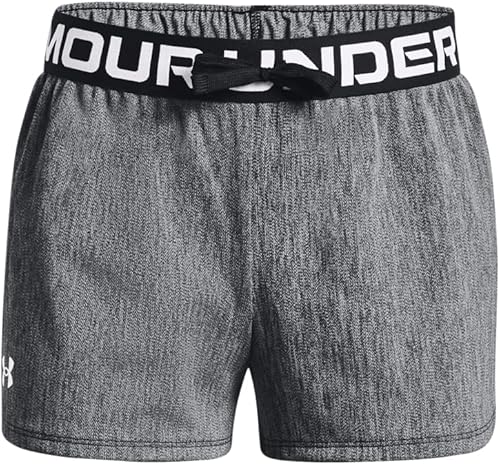 Under Armour Pantalones Cortos Play Up Twist, Negro (001)/Wildflower, Small para